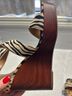 Jessica Simpson Animal Print Multi Color Wedges Size 7 1/2 - photo 4