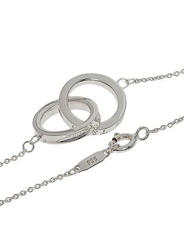 Tiffany & Co. Tiffany &amp; Co. Interlocking Necklace, Silver, Women's. (view 2)