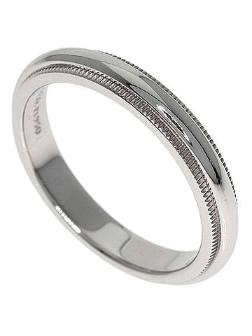 Tiffany & Co. Tiffany &amp; Co. Milgrain Ring, Platinum PT950, Women's Ring. (view 1)