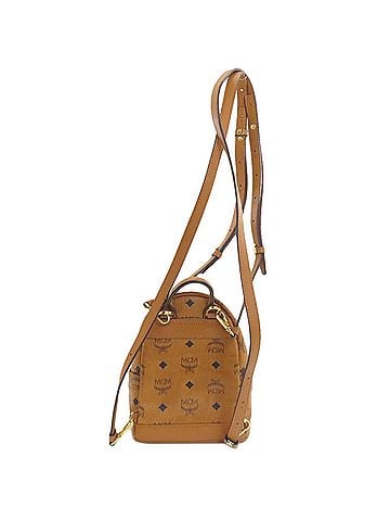 MCM MCM Logo Backpack/Daypack, PVC, Women's (view 2)