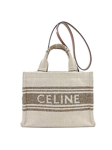 Céline Celine Small Cabas Thais 2-Way Handbag, Canvas, Women's CELINE (view 1)