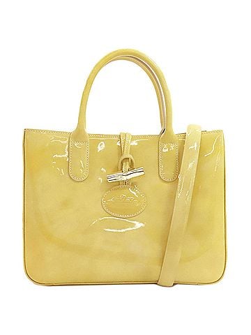 Longchamp Longchamp Le Roseau 2-Way Handbag, Enamel, Women's (view 1)