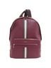 Bally 100% Leather Gray Purple Bally Logo Backpack/Daypack Leather Women's BALLY One size - photo 1