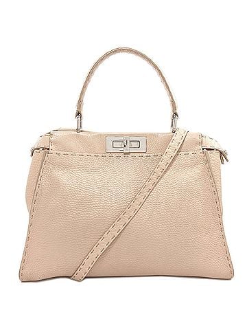 Fendi Fendi Peekaboo Selleria 2-Way Handbag, Calfskin, Women's FENDI (view 1)