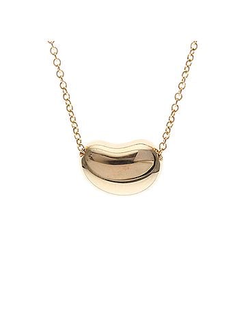 Tiffany & Co. Tiffany Bean Necklace Pink Gold (18K) No Stone Women,Men Fashion Necklace (Pink Gold) (view 1)