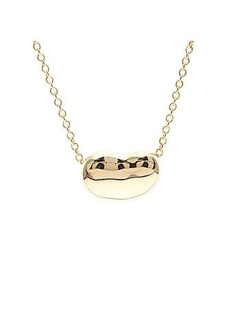 Tiffany & Co. Tiffany Bean Necklace Pink Gold (18K) No Stone Women,Men Fashion Necklace (Pink Gold) (view 2)