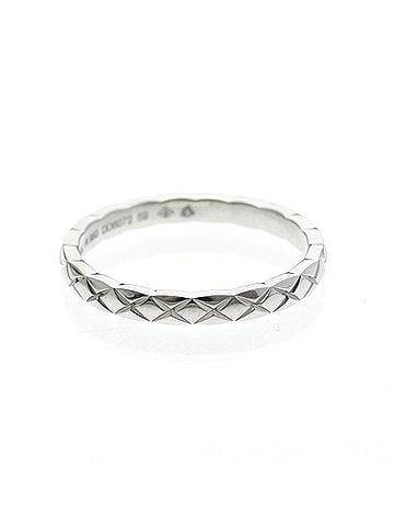 Chanel Chanel Coco Crush Ring Mini Model Platinum Fashion No Stone Band Ring Silver (view 1)
