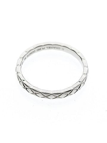 Chanel Chanel Coco Crush Ring Mini Model Platinum Fashion No Stone Band Ring Silver (view 2)