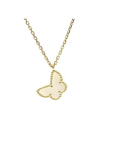 Van Cleef & Arpels Van Cleef &amp; Arpels Sweet Alhambra Necklace Yellow Gold (18K) Mother Of Pearl Men,Women Fashion Necklace (Gold) (view 1)