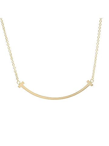 Tiffany & Co. Tiffany Tiffany T Smile Small Size Necklace Pink Gold (18K) No Stone Men,Women Fashion Necklace (Pink Gold) (view 2)