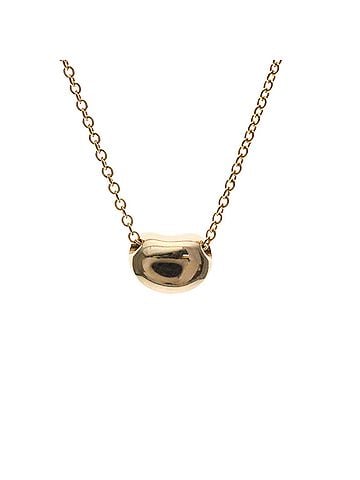 Tiffany & Co. Tiffany Bean Necklace Pink Gold (18K) No Stone Men,Women Fashion Necklace (Pink Gold) (view 2)