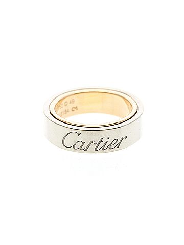 Cartier Cartier Secret Love Ring Pink Gold (18K),White Gold (18K) Fashion No Stone Band Ring Silver,Pink Gold (view 1)