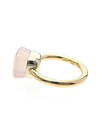 Pomellato Pomellato Nude Classic Ring Rose Quartz Pink Gold (18K) Fashion Quartz Band Ring Pink Gold (view 2)