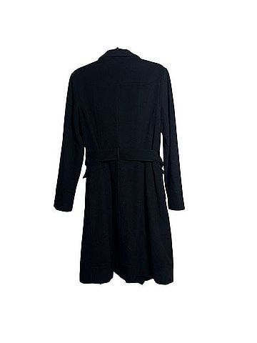 Diane von Furstenberg Wool Cashmere Ruffle Coat Coat (view 2)