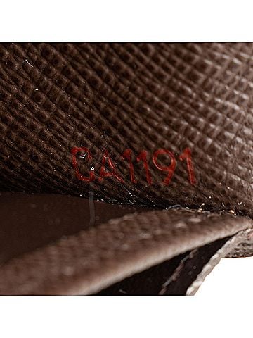 Louis Vuitton Louis Vuitton Damier Ebene Sistina Wallet (view 2)