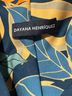 Dayana Floral Blue Orange Cocktail Dress Size XS - photo 7