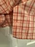 IZOD 100% Cotton Plaid Pink White Long Sleeve Button-Down Shirt Size 2X - photo 5