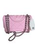 Tory Burch 100% Leather Solid Pink Silver Shoulder Bag One size - photo 1