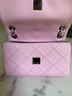 Tory Burch 100% Leather Solid Pink Silver Shoulder Bag One size - photo 8
