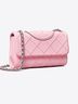 Tory Burch 100% Leather Solid Pink Silver Shoulder Bag One size - photo 14