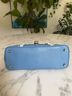 Coach 100% Leather Color Block Multi Color Blue White Leather Satchel One size - photo 16