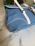 Coach 100% Leather Color Block Multi Color Blue White Leather Satchel One size - photo 6