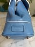 Coach 100% Leather Color Block Multi Color Blue White Leather Satchel One size - photo 13