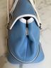 Coach 100% Leather Color Block Multi Color Blue White Leather Satchel One size - photo 14
