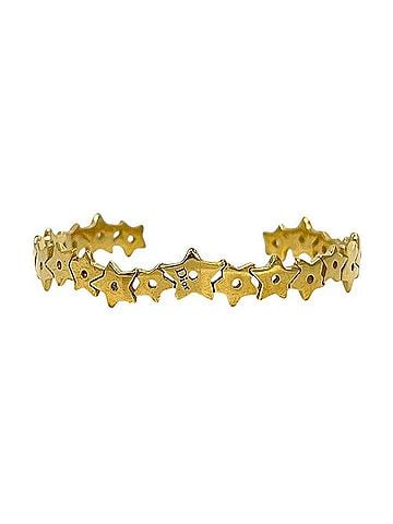 Christian Dior Christian Dior Bangle Gold Bracelet GP Metal Star (view 1)