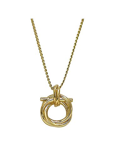 Salvatore Ferragamo Salvatore Ferragamo necklace, gold, Gancini design, 76 0551 GP (view 2)