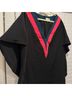 Milly 90% Polyester 10% Spandex 90% Polyester 10% Spandex 100% Polyester Color Block Black Pink Teal Casual Dress Size 14 - photo 6