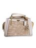 Coach Tan White Leather Satchel One size - photo 1