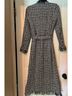 Boston Proper 100% Tweed Black White Coat Size S - photo 3