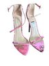 PrettyLittleThing Floral Pink Heels Size 6 1/2 - photo 1
