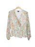 Vince Camuto 100% Polyester 100% Polyester Floral Multi Color Long Sleeve Blouse Size S - photo 1