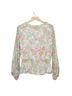 Vince Camuto 100% Polyester 100% Polyester Floral Multi Color Long Sleeve Blouse Size S - photo 2