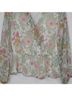 Vince Camuto 100% Polyester 100% Polyester Floral Multi Color Long Sleeve Blouse Size S - photo 4