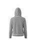 Loft design by... 100% Cotton Stripes White Black Long Sleeve Top Size M - photo 2