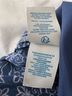 Boden 100% Viscose Print Blue White Casual Pants Size 6 - photo 5