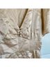 Intermix 100% Silk Solid Tan Short Sleeve Blouse Size 2 - photo 4
