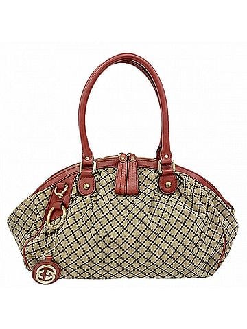 Gucci Gucci Diamante Sukey Tote Bag 223974 Canvas Black Bordeaux Women's (view 1)