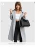 Belle & Bloom Houndstooth Gray Coat Size S - photo 11