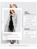 Belle & Bloom Houndstooth Gray Coat Size S - photo 6