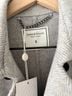 Belle & Bloom Houndstooth Gray Coat Size S - photo 3