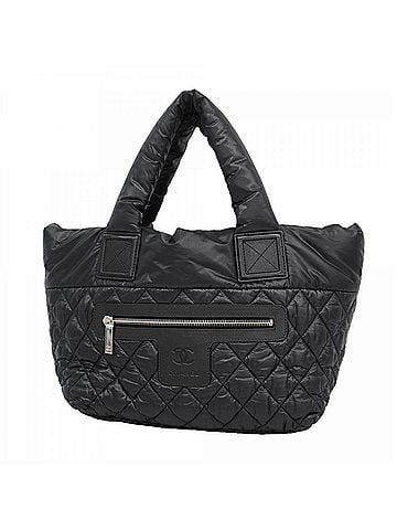 Chanel Chanel Coco Cocoon Nylon Tote Bag, Black, Women's (view 1)