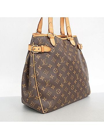 Louis Vuitton Louis Vuitton Monogram Batignolles Vertical Tote Bag M51153 Brown Women's (view 2)