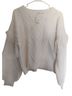 Francesca's Ivory Pullover Sweater Size XL - photo 1