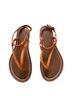 Bernardo Orange Brown Sandals Size 6 1/2 - photo 1