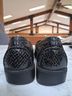 Stuart Weitzman 100% Faux Leather Snake Print Black Flats Size 10 - photo 5