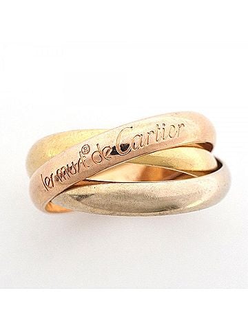 Cartier Cartier Trinity Classic Ring, available in 18K Yellow Gold, White and Pink size #53 (Women's). (view 2)